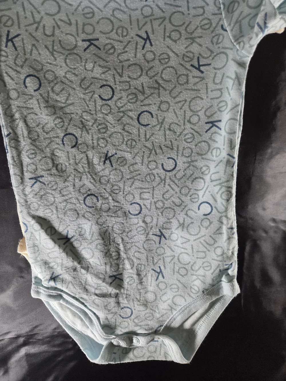 Calvin Klein 4-Pack Blue Logo Baby One-Piece Bodysuits